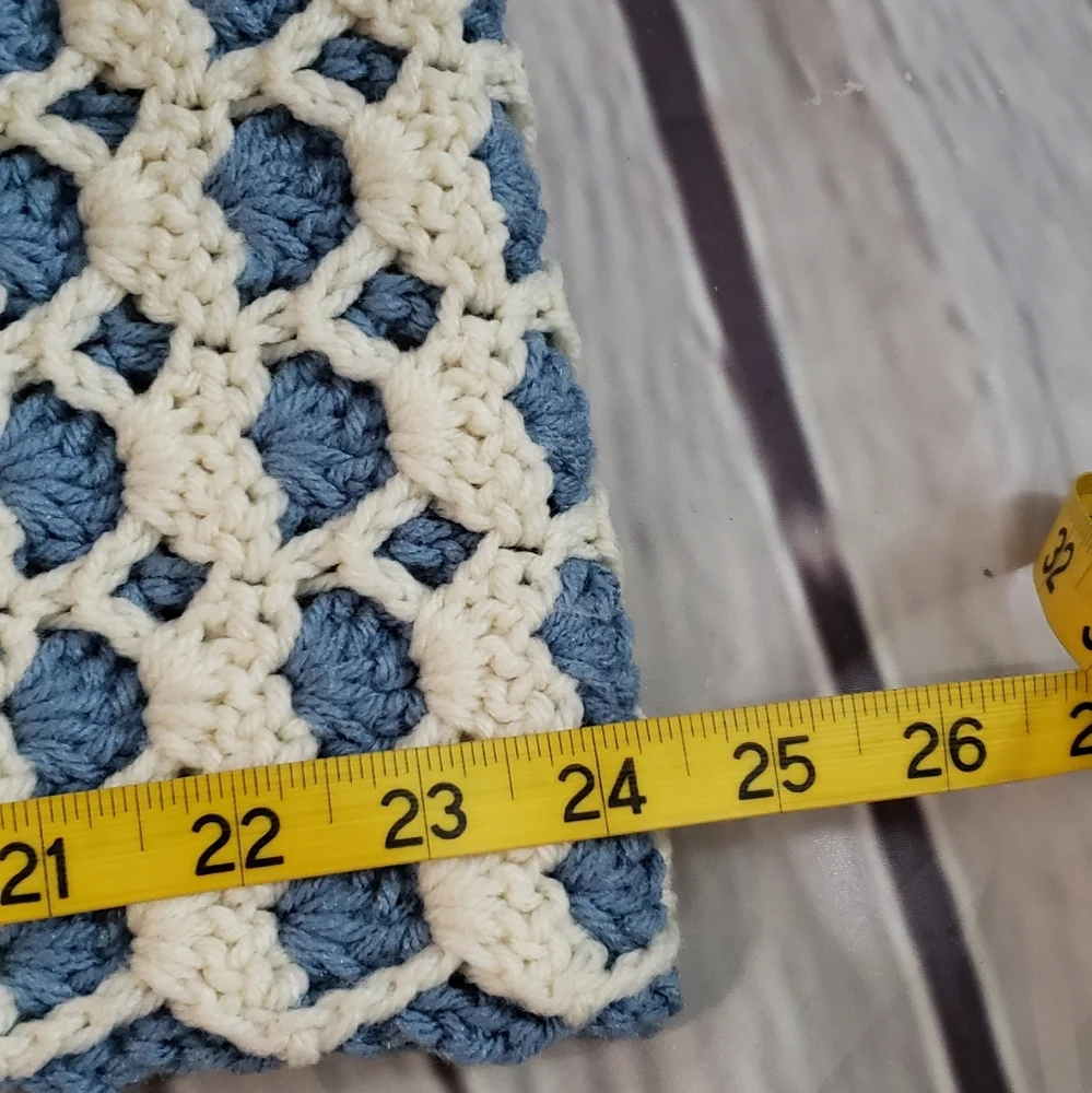 Crocheted Wrap Runner Boho